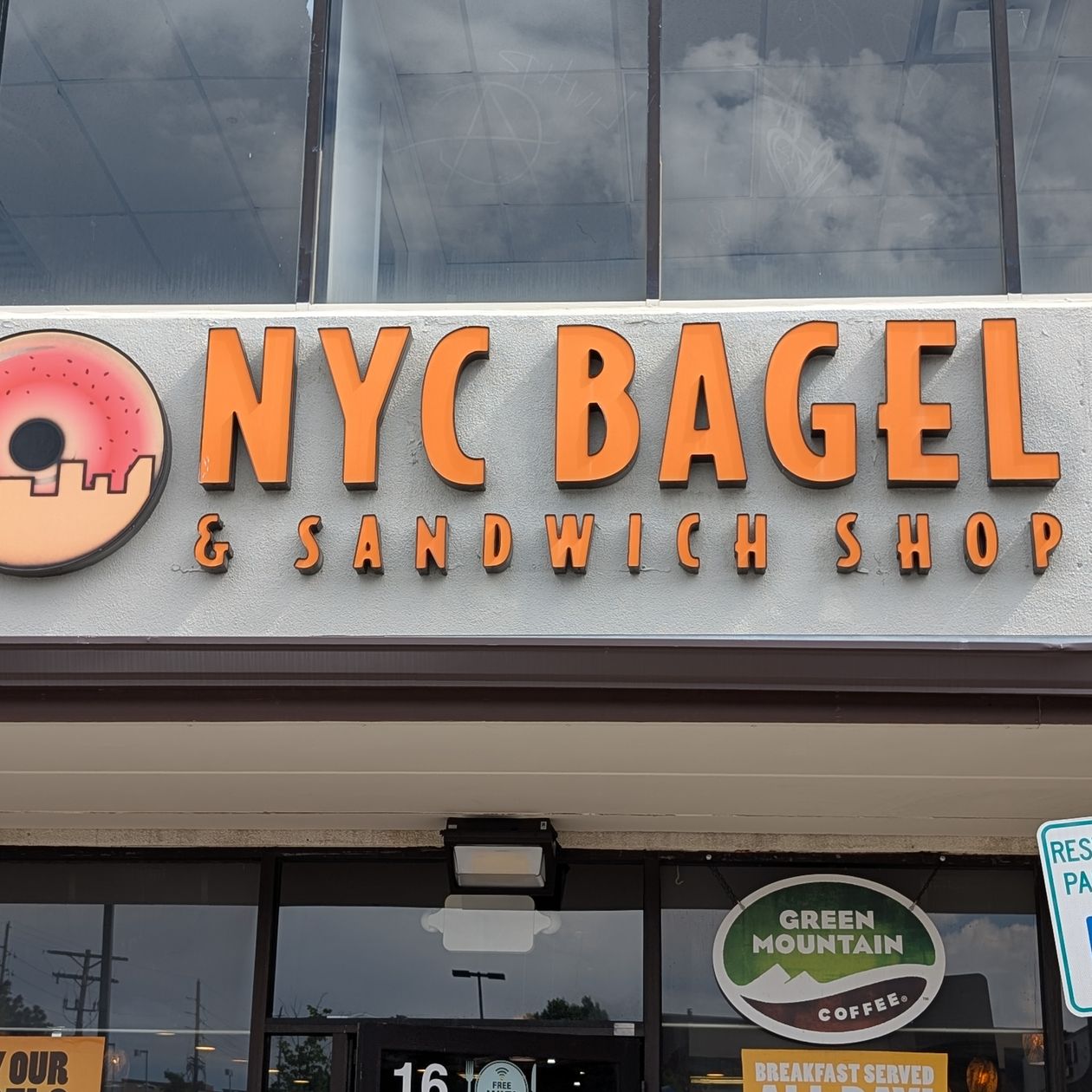 nyc bagel storefront